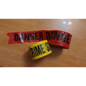 Halloween: Danger and Crime Scene Decoration Barricade Tape